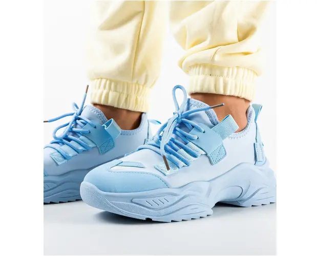 Sneakers dama Mitchell Albastri