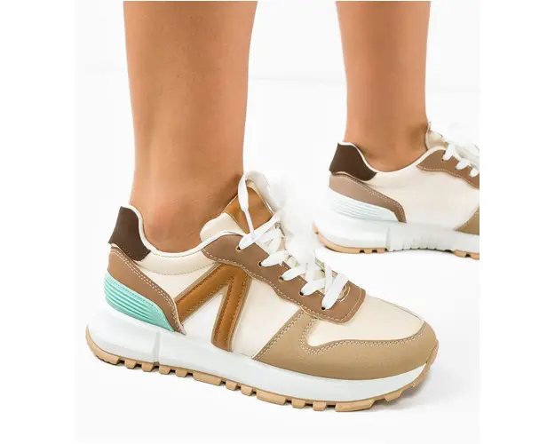 Sneakers dama Morga Khaki