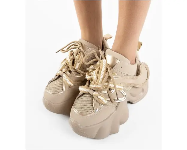 Sneakers dama Myaghy Bej