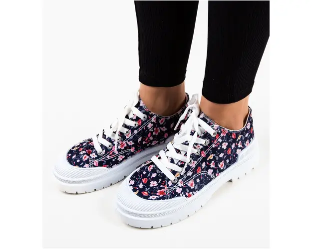 Sneakers dama Niamh Bleumarin