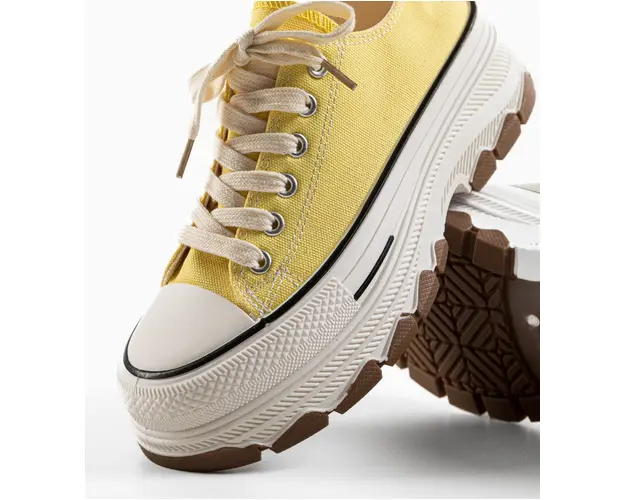 Sneakers dama Ponce Galbeni