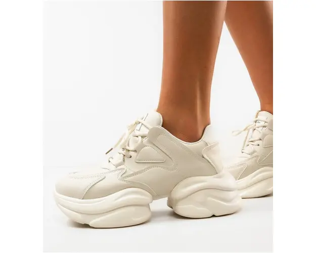 Sneakers dama Rakes Bej