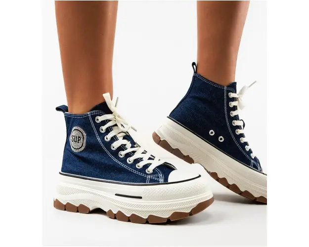 Sneakers dama Supp Bleumarin