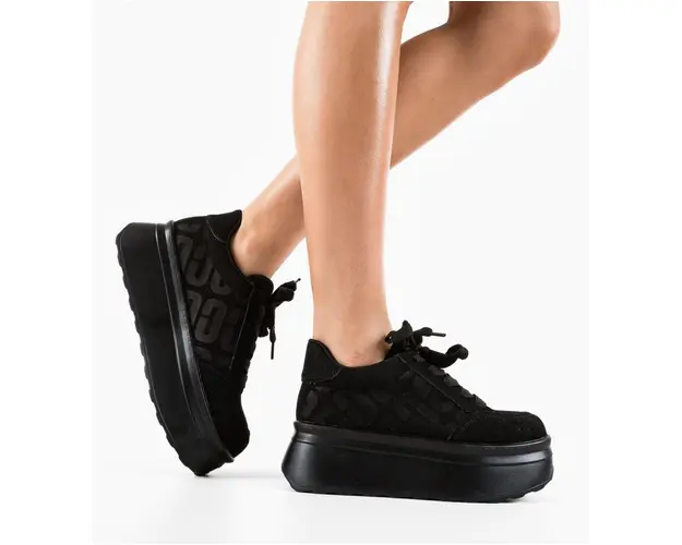 Sneakers dama Uggety Negri