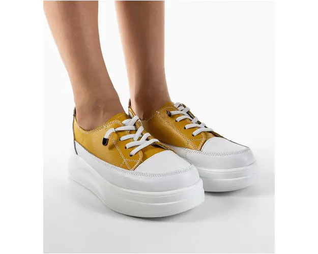 Sneakers dama Versec Galbeni