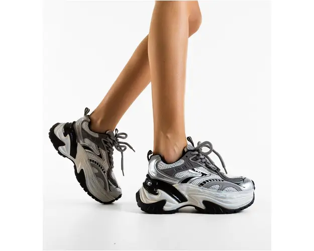 Sneakers dama Winoie Argintii