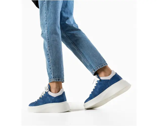 Sneakers dama Zlatka Albastri