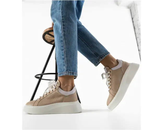 Sneakers dama Zlatka Bej