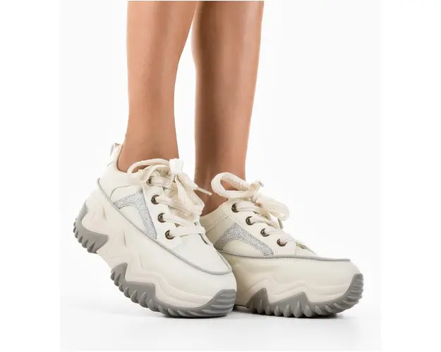 Sneakersi dama Gohaba Gri