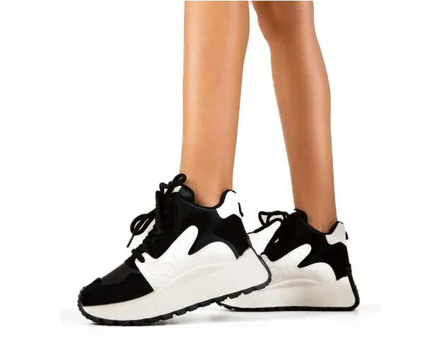 Sneakersi dama Lakobe Negre