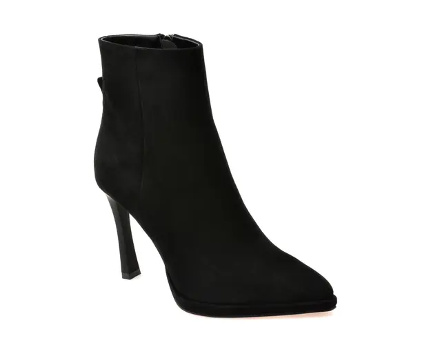 Botine elegante ALDO negre, 3R588, din piele intoarsa