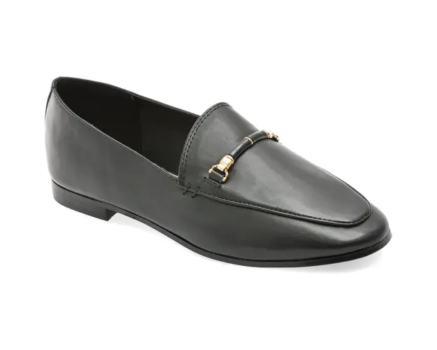 Mocasini ALDO negri, FRANCINE 001, din piele naturala