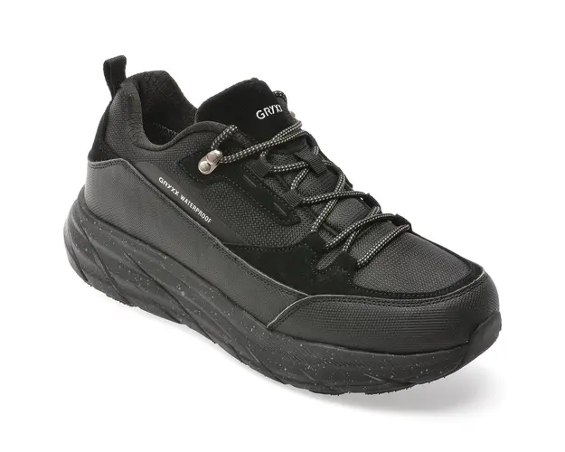 Pantofi sport GRYXX negri, 40038, din material textil