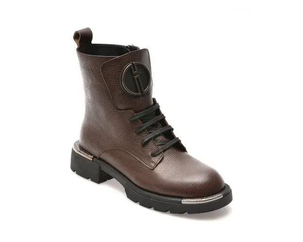 Ghete EPICA maro, 574233, din piele naturala