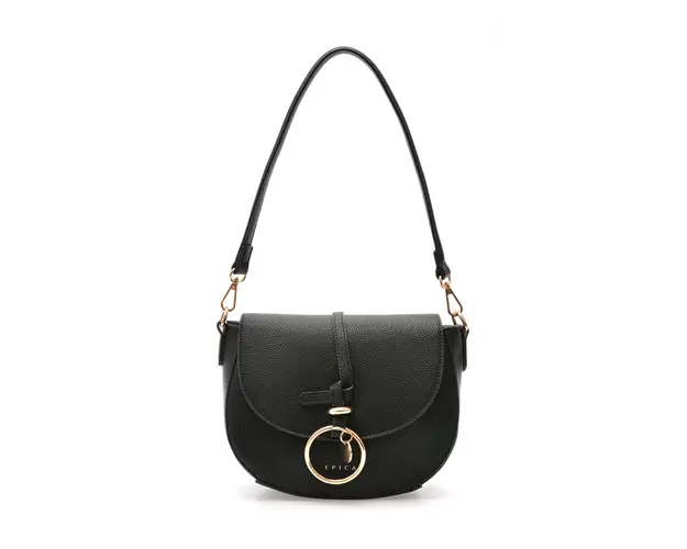 Poseta EPICA neagra, 7013, din piele ecologica