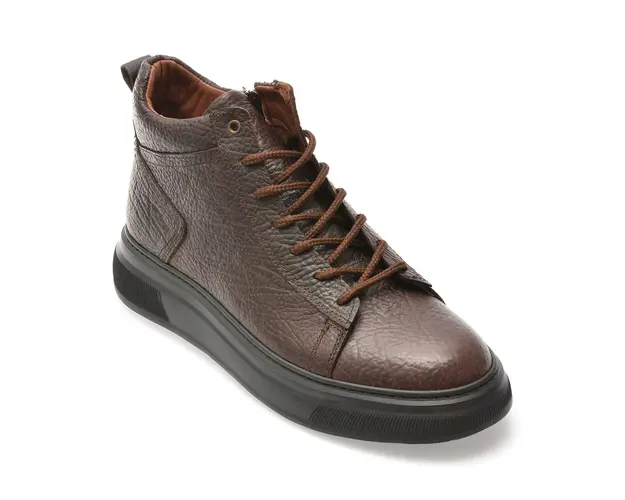 Ghete GRYXX maro, TRLE20, din piele naturala