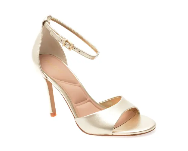 Sandale elegante ALDO aurii, CRERIDE 711, din piele naturala