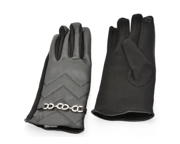 Manusi ALDO negre, BIRALLAN 971, din piele ecologica