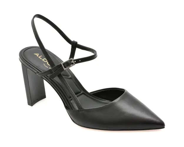 Saboti eleganti ALDO negri, DARABRIVER 001, din piele naturala