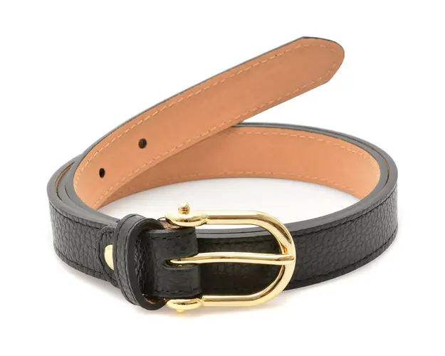 Curea EPICA neagra, F31, din piele naturala