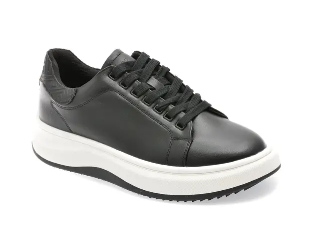 Pantofi ALDO negri, WAVESPEC 001, din piele ecologica