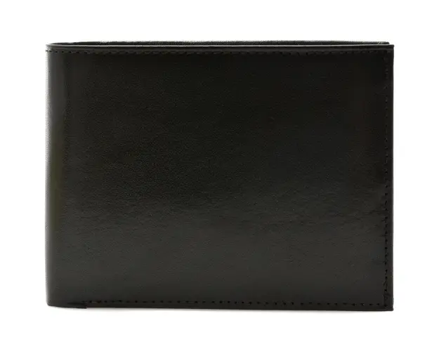Portofel negru, 8051, din piele naturala