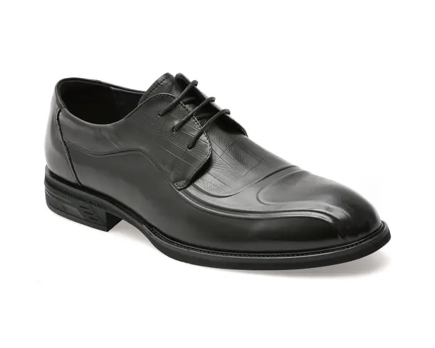 Pantofi GRYXX negri, 51669, din piele naturala