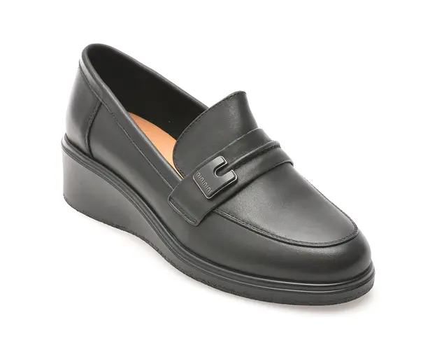 Mocasini EPICA negri, H13, din piele naturala