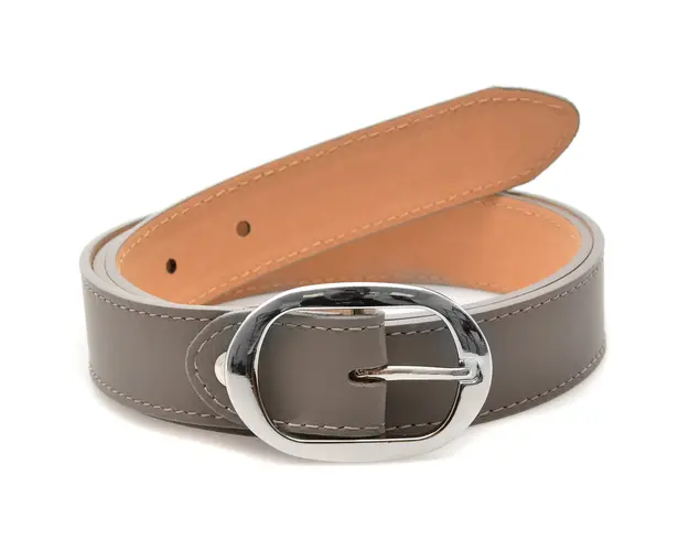 Curea EPICA gri, F30, din piele naturala