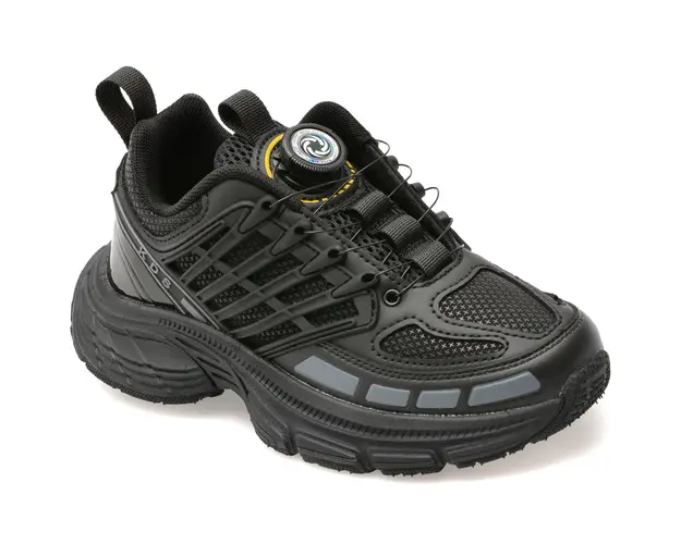 Pantofi sport SELECTION KIDS negri, 8078, din material textil