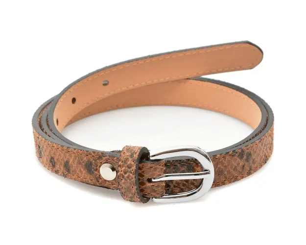 Curea EPICA maro, F32, din piele naturala