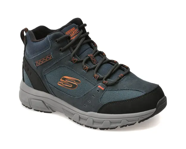 Ghete SKECHERS bleumarin, OAK CANYON, din material textil