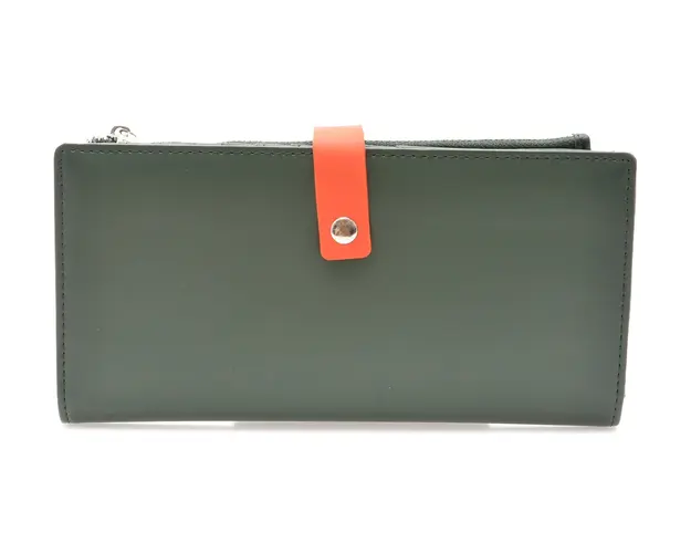 Portofel EPICA verde, 920552, din piele ecologica