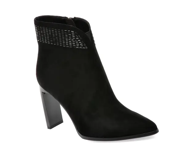 Botine elegante ALDO negre, K350084, din piele intoarsa
