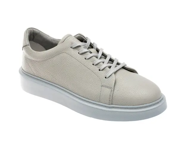 Pantofi GRYXX gri, M7162, din piele naturala