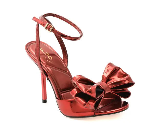 Sandale elegante ALDO rosii, TINSLETTA-SE 640, din piele ecologica