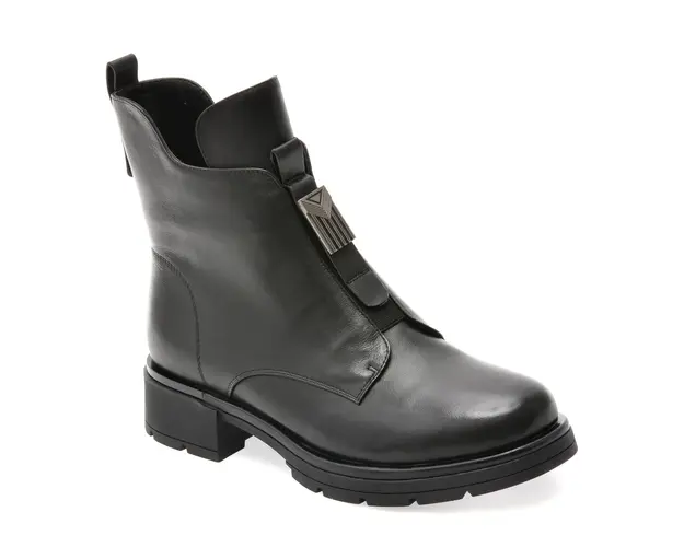 Ghete ALDO negre, K350061, din piele naturala