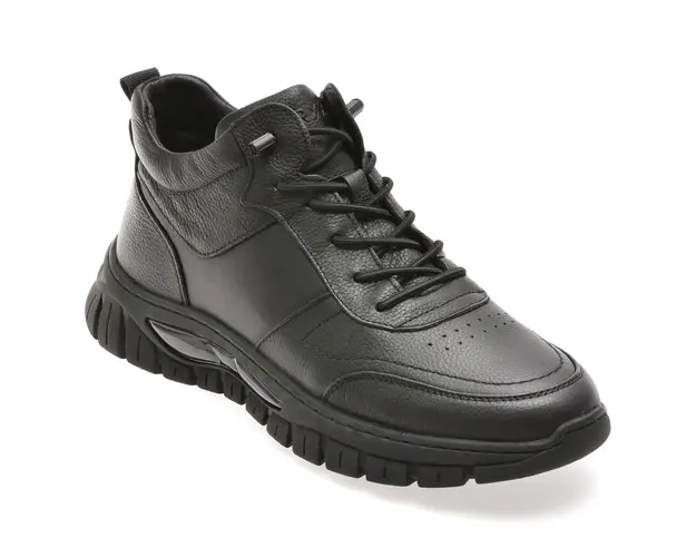Ghete GRYXX negre, M8320, din piele naturala