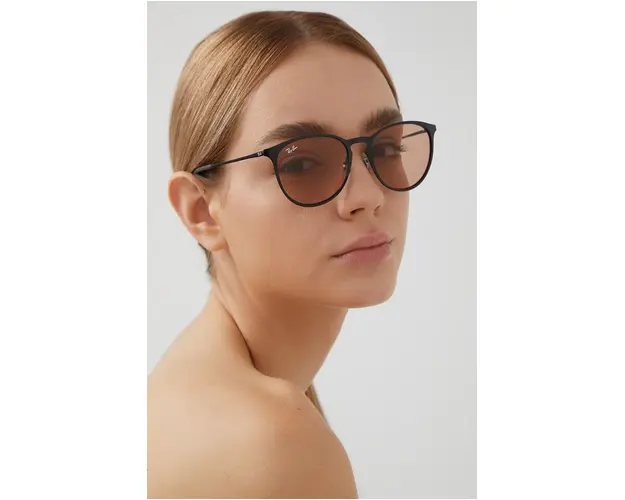 Ray-Ban ochelari de soare femei, culoarea negru