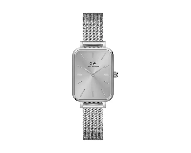 Daniel Wellington ceas Quadro 20x26 femei, culoarea argintiu