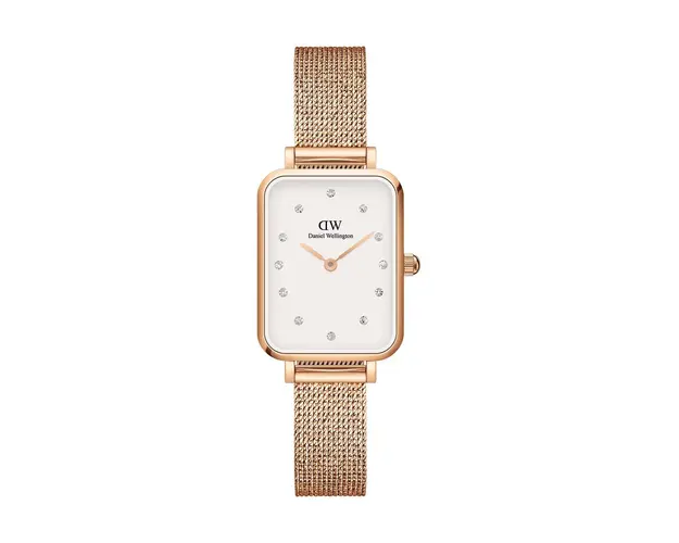 Daniel Wellington ceas Quadro 20x26 femei, culoarea roz