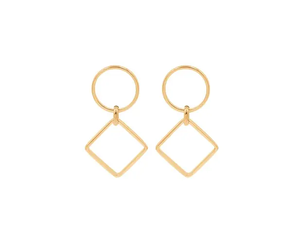 Lilou cercei placati cu aur California