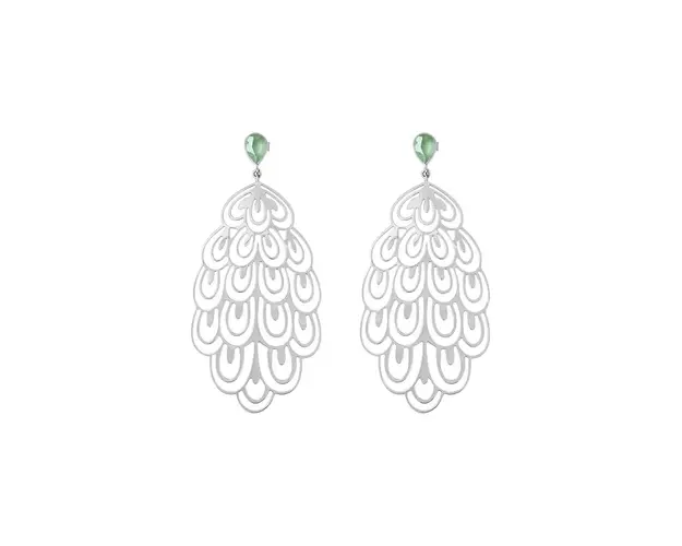 Lilou cercei placati cu aur Paw