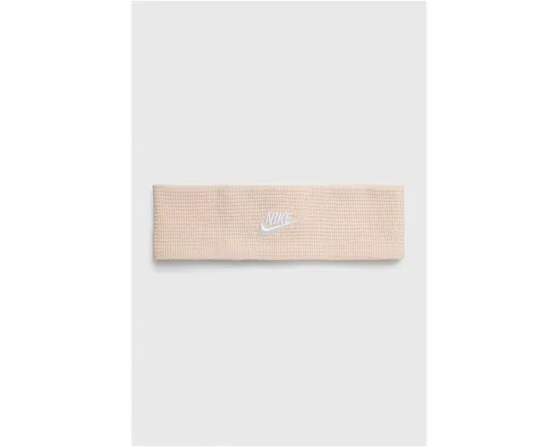 Nike bentita pentru cap Waffle culoarea bej
