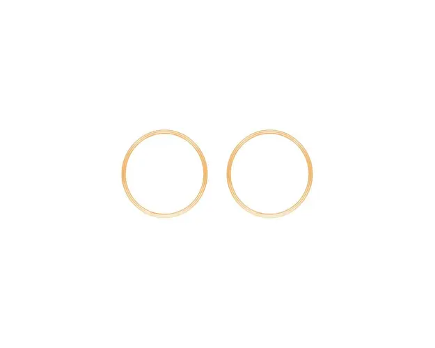 Lilou cercei placati cu aur Etno