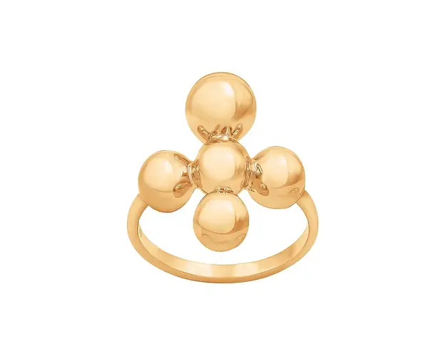 Lilou inel placat cu aur Luck 152/20/PIE/PO