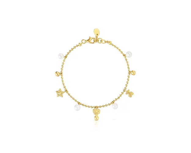 Tous bratara din argint placata cu aur 1004104300