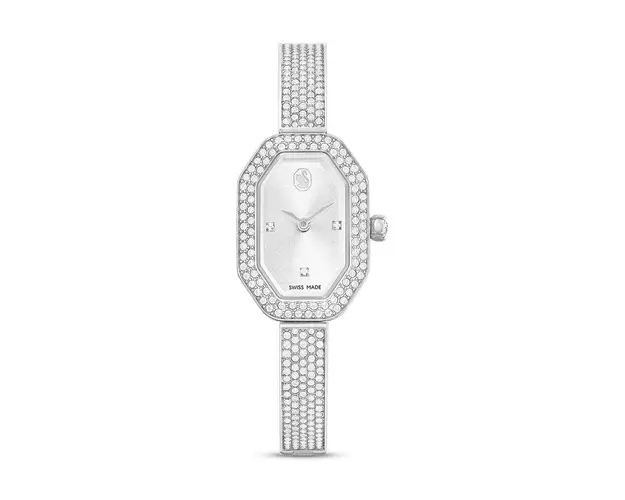 Swarovski ceas DEXTERA BANGLE femei, culoarea argintiu