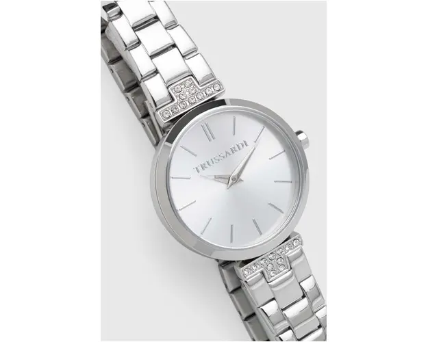 Trussardi ceas femei, culoarea argintiu, R2453164501
