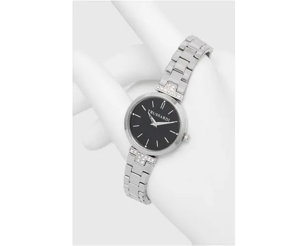 Trussardi ceas femei, culoarea argintiu, R2453164503